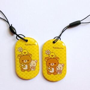 액세스 제어용 방수 키체인 토큰 에폭시 카드  소형 RFID 태그 프린팅 로고  13.56MHz IC 1K 근접  ISO1444