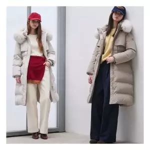 플라스틱아일랜드 (PR4TD161) 사가퍼 날개 플랩 롱 구스 다운