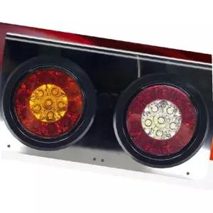 사각 테일램프 후진등 두 24V 차량용 미등 안전 조명