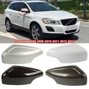볼보 호환 XC60 2009 외부 백미러 커버 교체 사이드 리어 뷰 쉘 하우징 자동차 액세서리