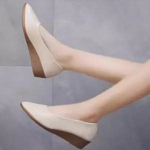 웨지힐st 스틸레토 단화 경량 봄여름 키높이 여성구두 WF615F8