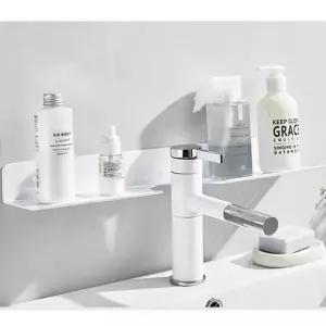 욕실 세면대 수납선반 탁상형 화장실 공간절약 선반 60cm 화이트 (WFKFZ1H)