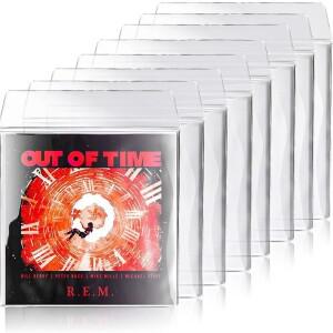 유용한 7/10/12 인치 비닐 레코드 슬리브 재밀봉 가능 두꺼운 LP 커버 외부