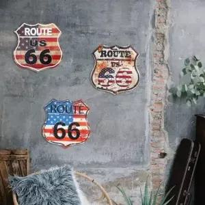 66 NAG739J6 미국 추천 번 도로 꾸안꾸 빈티지 철제 액자 인테