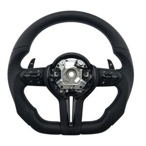 전문 제조업체 가죽 스티어링 휠 BMW 호환 F10 F30 F90 F01 F02 F12 F13 3 4 5 시리즈 자동차