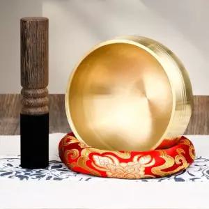 싱잉볼 티베트식 금관 명상 요가 사운드 힐링볼 영적 휴식 타악기