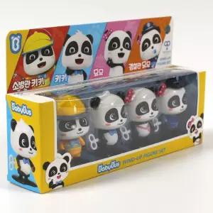 베이비버스 와인드업 피규어 4종 세트 태엽 장난감 감각발달 인형 진짜같은 키즈 선물