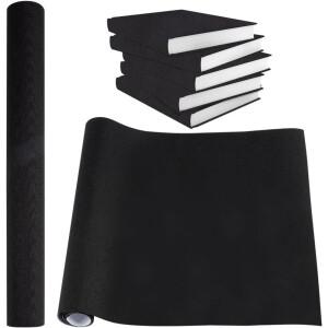 47x15.7 인치 책 바인딩 천 리넨 표지 직물 표면 천으로 바인딩 검은 실내 장식