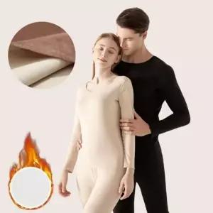 [하프클럽/]남녀 공용 스타일 심리스 발열 내복 고품질 세트 발열