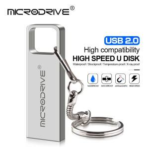 펜드라이브 방수 Usb 플래시 스틱 4GB 8GB 16GB 32GB 256G Hihg 속도 Pendrive 금속 메모리 카드 2.0