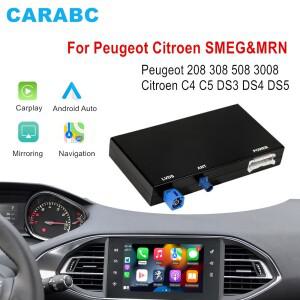 푸조 호환 시트로엥 호환 SMEG&MRN 208 308 508 C4 DS3 DS5 무선 카플레이 안드로이드 오토 내비게이션 미