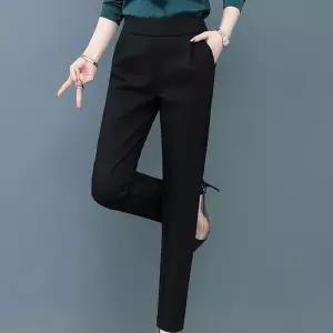 [룽스]허리밴딩 여자 여자밴딩바지 슬랙스 스판 팬츠 바지