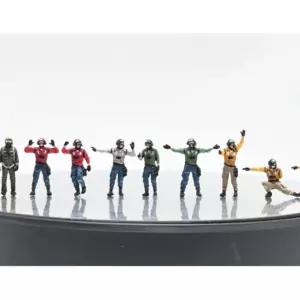 1/72 항공모함 지상 완성품 승무원 모델 현대 해군 밀리터리