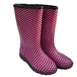 [룽스]방한 패션 부츠 털장화 작업화 겨울장화 국산 핑크