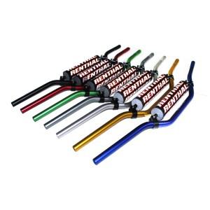 Renthal 바이크 오토바이 범용 22mm 직경 핸들 바 모토 크로스 튜닝 부품 레이싱 등급 7/8