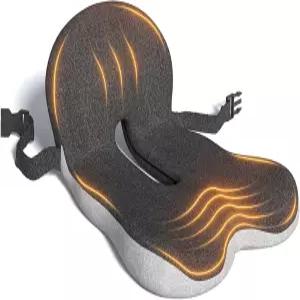 QEGUN 시트 쿠션 - 장시간 앉아 있거나 꼬리뼈 를 위한 메모리 폼 자동차에 적합 운전 사무용 의자 실험실