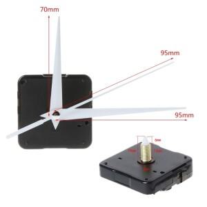 뾰족한 바늘 메커니즘이있는 DIY 석영 시계 운동 가정용 교체 가제트