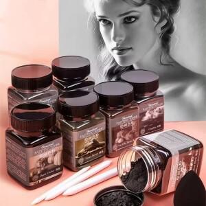 아티스트용 페인팅 토너 카본 블랙 수용성 흑연 숯  그래피티 아트 용품  드라이 습식 스케치 컬러 파우더