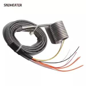 호환  SNDHEATER 핫 러너 히터 코일 110V 220V 나선형 스프링 히터 플라스틱 밀봉 용 1000W-1300W 50x50mm