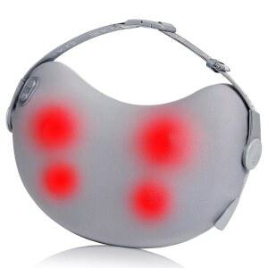 남성 위한 시아츠 허리 심부 조직 온열 4D 반죽 무선 전기 마사지 베개 선물 아빠 할아버지