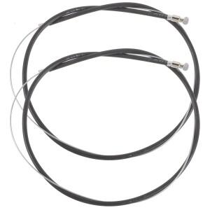 2개세트 휠체어 브레이크 케이블 교체용 자전거 라인 내구성 있는 앞뒤 와이어 산악 액세서리