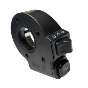 개조 스쿠터 오토바이 핸들바 스위치 2in1 켜기/끄기 조명 방향 지시등 경적 부품 장비 22mm Ebike