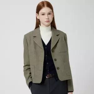 [롯데백화점]씨씨콜렉트 헤링본 크롭 싱글자켓 C254MSF035