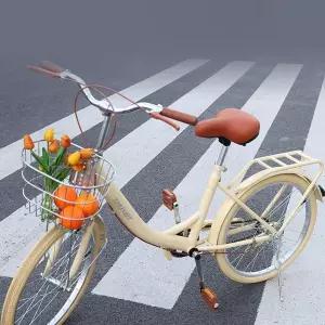 클래식 여성용 자전거 빈티지 낮은 감성 아줌마자전거 통학용 디자인 출퇴