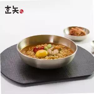 수공예품 신혼식기 낮은 방짜 유기면기