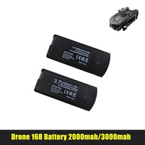 V168 Pro Max GPS 드론 배터리 7.4V 3.7V 3000/2000mAh 충전식 Lipo 팩 RC Quadcopter 액세서리