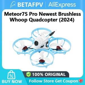 BETAFPV Meteor75 Pro 브러시리스 후프 쿼드콥터 2024 매트릭스 1S 5IN1 비행 컨트롤러 ELRS 2.4G 레이싱