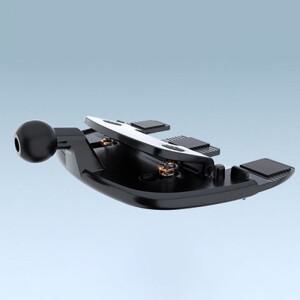 자동차 CD 슬롯 휴대폰 마운트 스탠드 크래들에 대 한 17mm 볼 헤드 자료 홀더에 범용 클립 GPS 브래킷 액