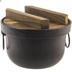 무쇠 가마솥 이케나가 뚜껑 산 소형 가마솥밥 미니 돌솥 3합 중형 주물