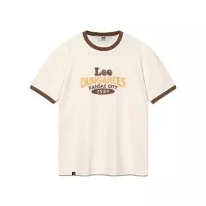 [LEE]리 던가리스 링거 티셔츠 아이보리 LE2502ST40IV 699533
