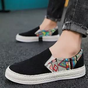 남자 에스파듀 세미골덴 슬립온스타일 운동화 (WFKK34O)