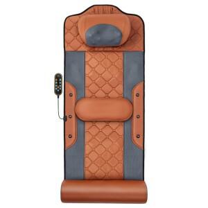 전신 마사지 매트 매트리스 견인 요추 진동(리모컨 포함) 에어백 가열식 목 마사지기