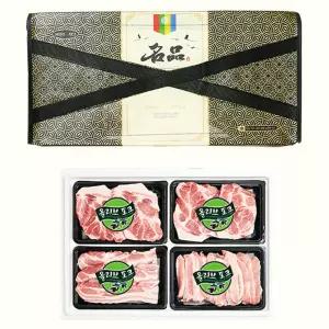 올리브포크 한돈 돼지고기 으뜸 선물세트 3호 1.2kg (목살 삼겹살 항정살)