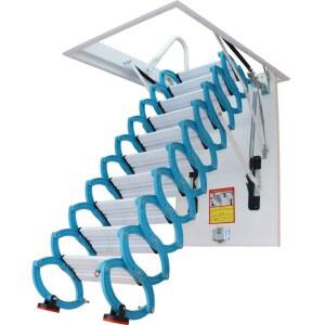 다락방 접이식 사다리 폴딩 로프트 리프팅 실내 9단 가정용