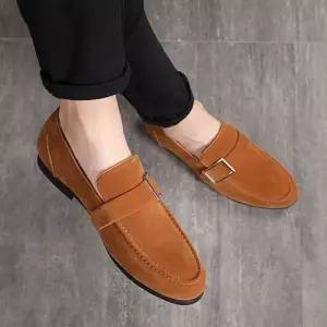 버클 포인트 남성 3컬러 빅사이즈 로퍼 (WFKJSWX)