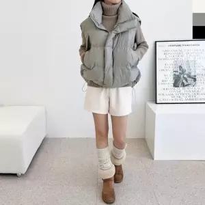 아우터 패딩 겨울조끼 오버핏 여성패딩조끼 패딩 (WFKIYT4)