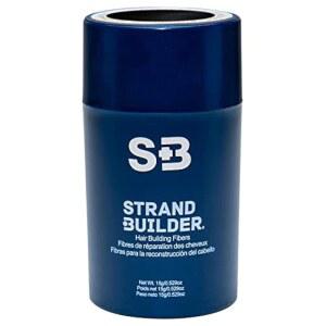 가늘어지는 모발과 모발에도움를 위한 스트랜드 빌더 헤어 섬유 천연 케라틴 빌딩 남녀용 감지할 수 없는 모발 증점제 15g(블랙)