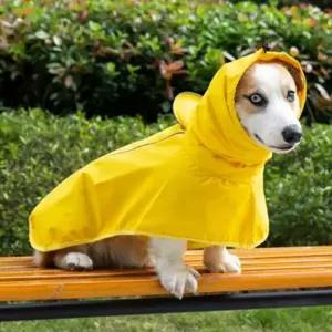 [에이치플러스몰]대형 강아지 비옷 망토형 방수 판초 우비 2XL 장마용