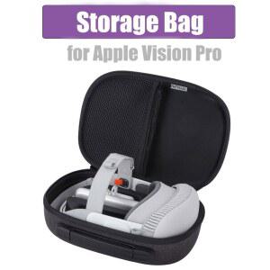 VR 헤드셋 고글 안경 기기 애플 Vision Pro 헤드셋용 보관 가방 보호용 휴대용 하드 운반 케이스 용품