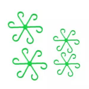 스파이더 6손 식물 지지대 L 2개+S 2개 세트