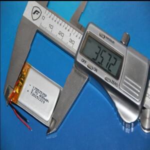 3.7V 리튬 552535 보호 보드가 있는 P 400mah  블루투스 MP3  MP4 배터리에 사용됨