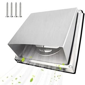 스테인레스 스틸 에어 벤트 덕트 그릴 벽 사각형 텀블 공기 배출구 건조기 추출기 환기 커버 팬 콘센트