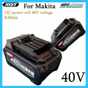 마키타 40V MAX XGT 21700 리튬이온 배터리 8.0AH 충전식 공구 BL4020