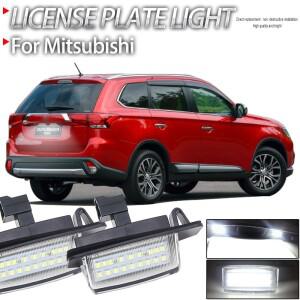 Mitsubishi Outlander Eclipse Cross Lancer Galant Xpander i-MiEV & Like 용 LED 라이센스 플레이트 라이