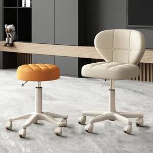바리프팅 의자 가정용 등받이 이발사 회전 메이크업 뷰티 매니큐어 헤어 살롱 Sillas 가구