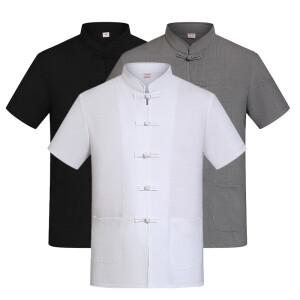 숏 소매 요리사 유니폼 남성 여성 주방 재킷 웨이터 셔츠 베이커리 카페 작업복 의상